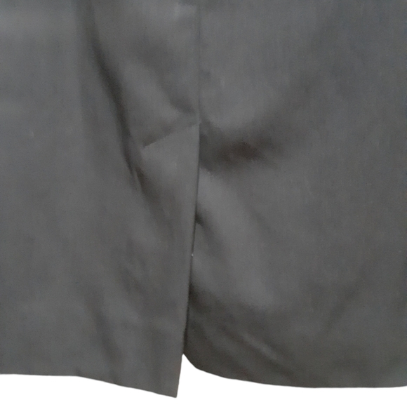 Vintage Ralph Lauren Purple Label Women's Wool Pencil Skirt Black Size 6 - Picture 5 of 7